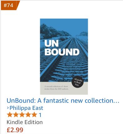 Screen shot showing an orange flag #74 in an Amazon bestseller chart