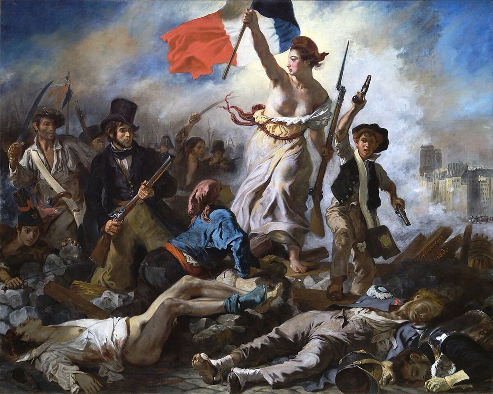 Liberty leading her people 
