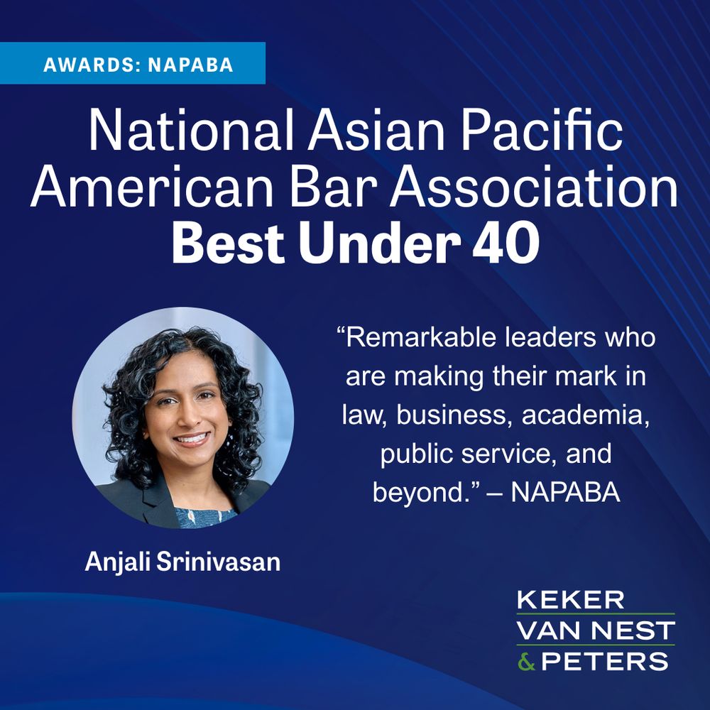 Keker partner Anjali Srinivasan