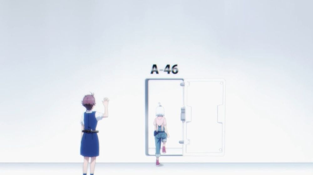 ヨーコを置いてさっさと部屋に入るアイリ