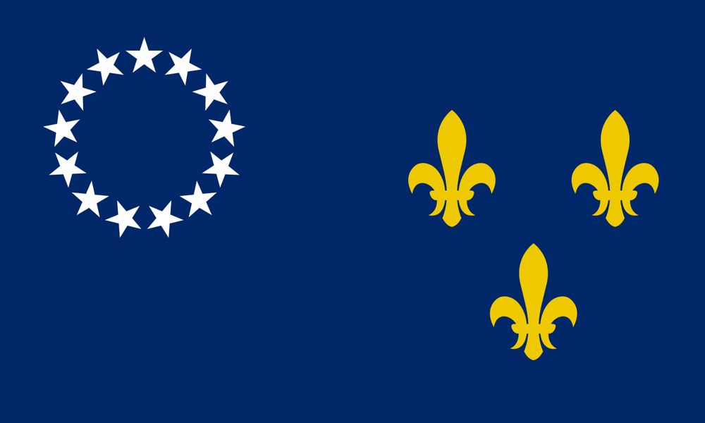 The pre-merger flag of the city of Louisville