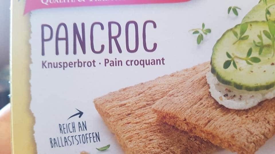 Knäckebrot mit frankophonem Namen "pancroc"