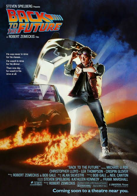 Movie poster for Back to the Future by Drew Struzan 