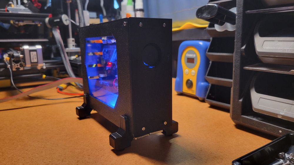 3d printed petg PC inspired case for btt mini skr v3