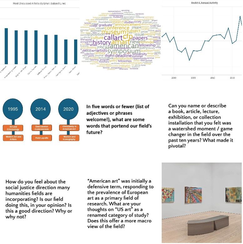 Grid of 9 images representing past social media posts