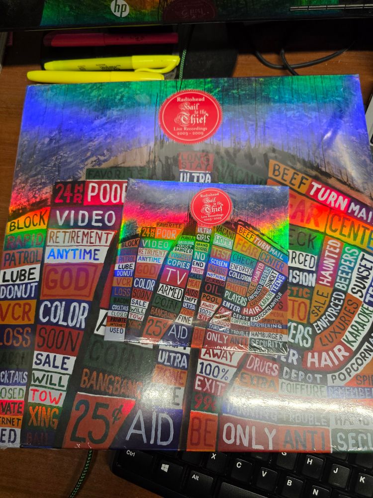 Radiohead Hail to the Thief (Live Recordings 2003-2009) (2025) vinyl and cd