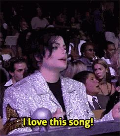 Meme of Michael Jackson with the caption saying “I love this song”