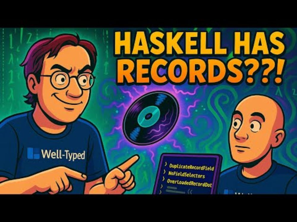 Haskell records in 2025 (Haskell Unfolder #45)