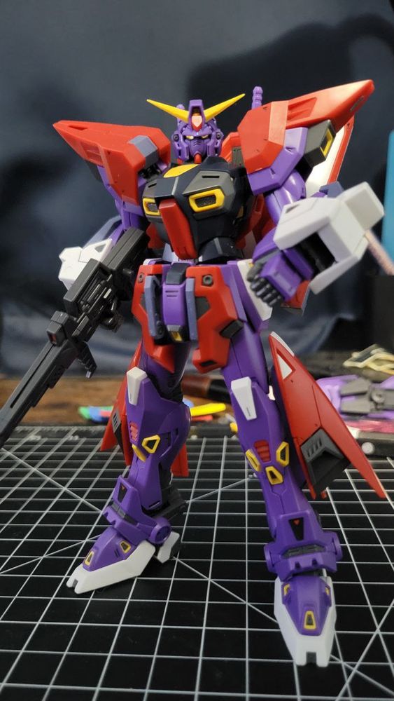 Gunpla, Gundam F90 Unit 2 wearing the W mission pack