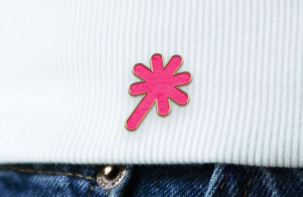 Spark Logo as an Enamel Pin
