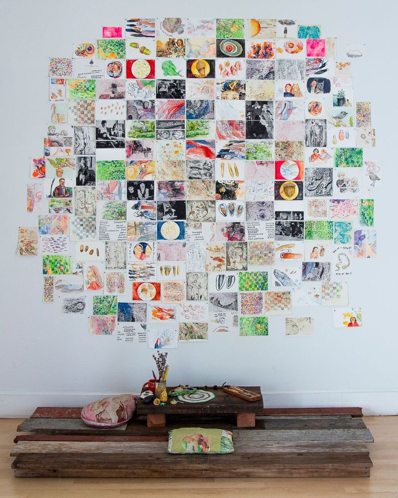 VAN WARING, “Altared Altar,” 2006-2025, mixed media installation, 6 x 6 feet, courtesy of the artist.