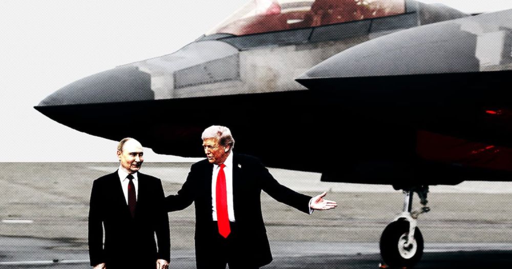 The president’s welcome of Russian President Vladimir Putin included a display of U.S. warplanes.