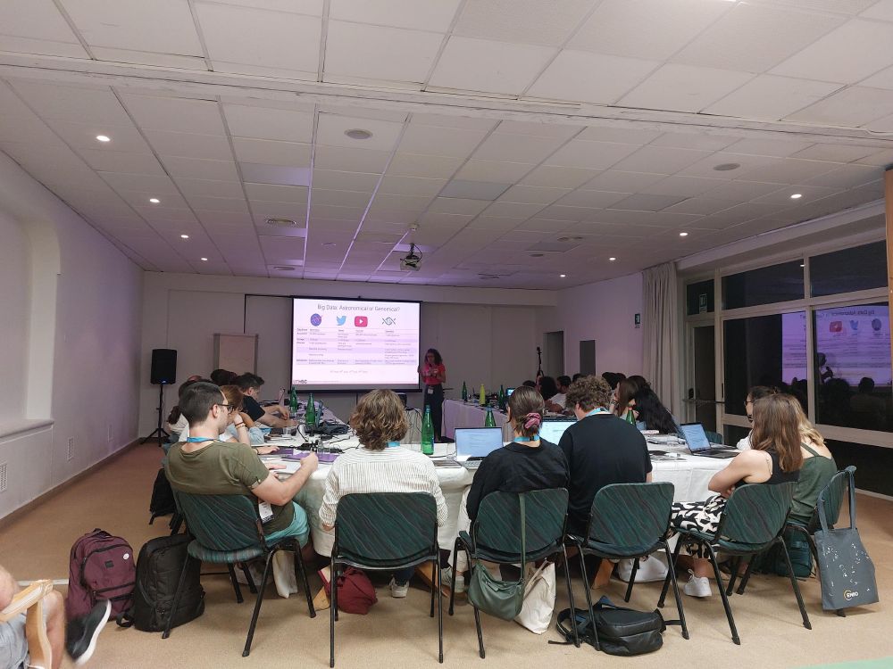 Enza Colonna gives the intro lecture to EMBO PopGen 2025