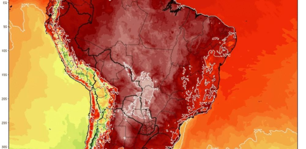 Calor de 45ºC, fogo e seca: previsão aponta que tudo vai piorar essa semana