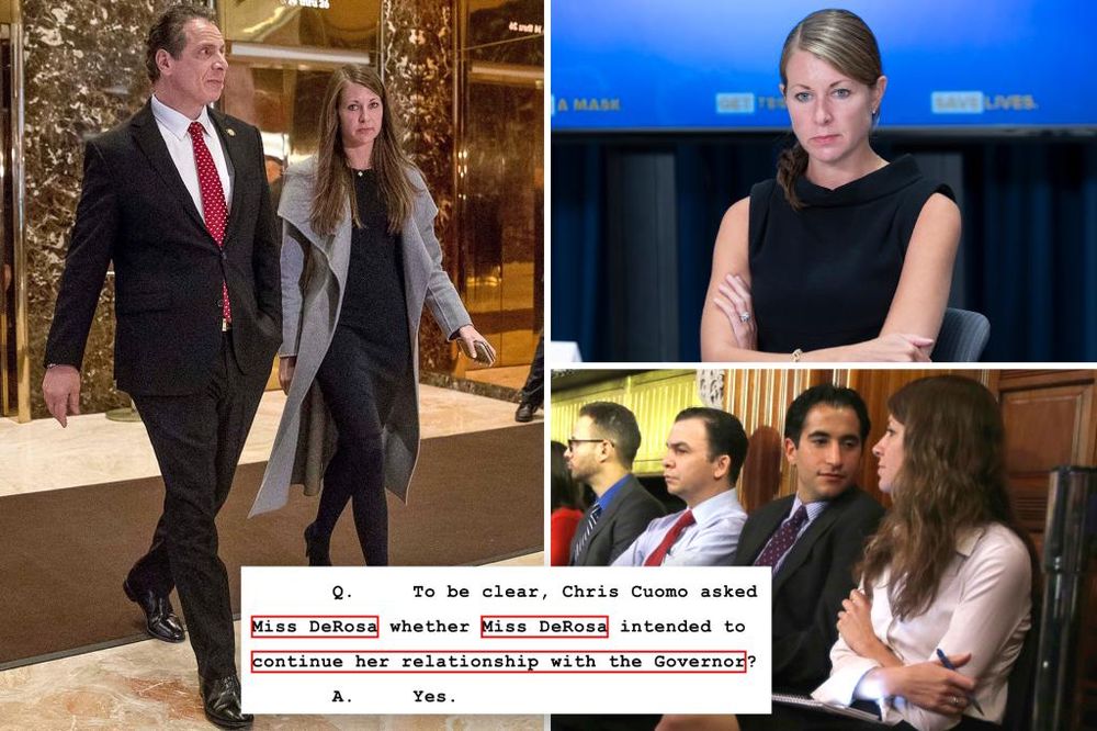 Andrew Cuomo and his then-married top aide, Melissa DeRosa, were in an “emotional romantic relationship” while he was New York governor, according to bombshell testimony obtained by The Post.