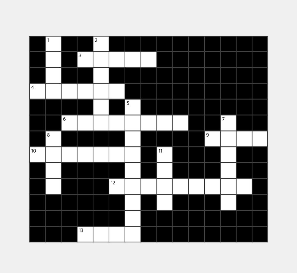 Newcastle vs. Fulham crossword.