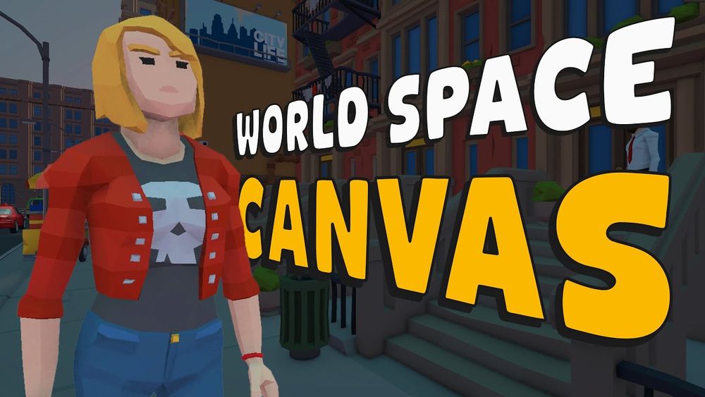 How to place UI elements inside your world - the Unity World Canvas explained