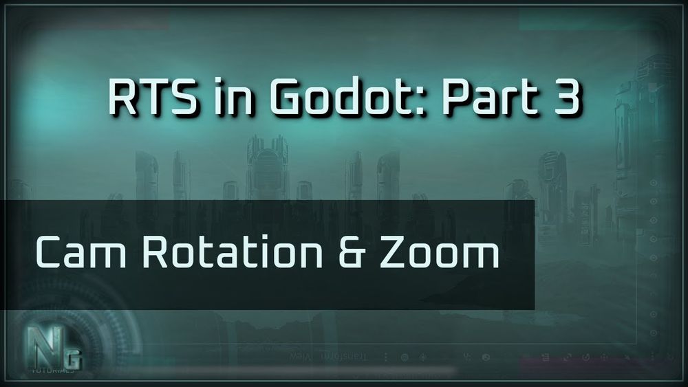 Rts in Godot Part 3 : Adding Camera Rotation and Zoom To an Rts Project In Godot from Scratch