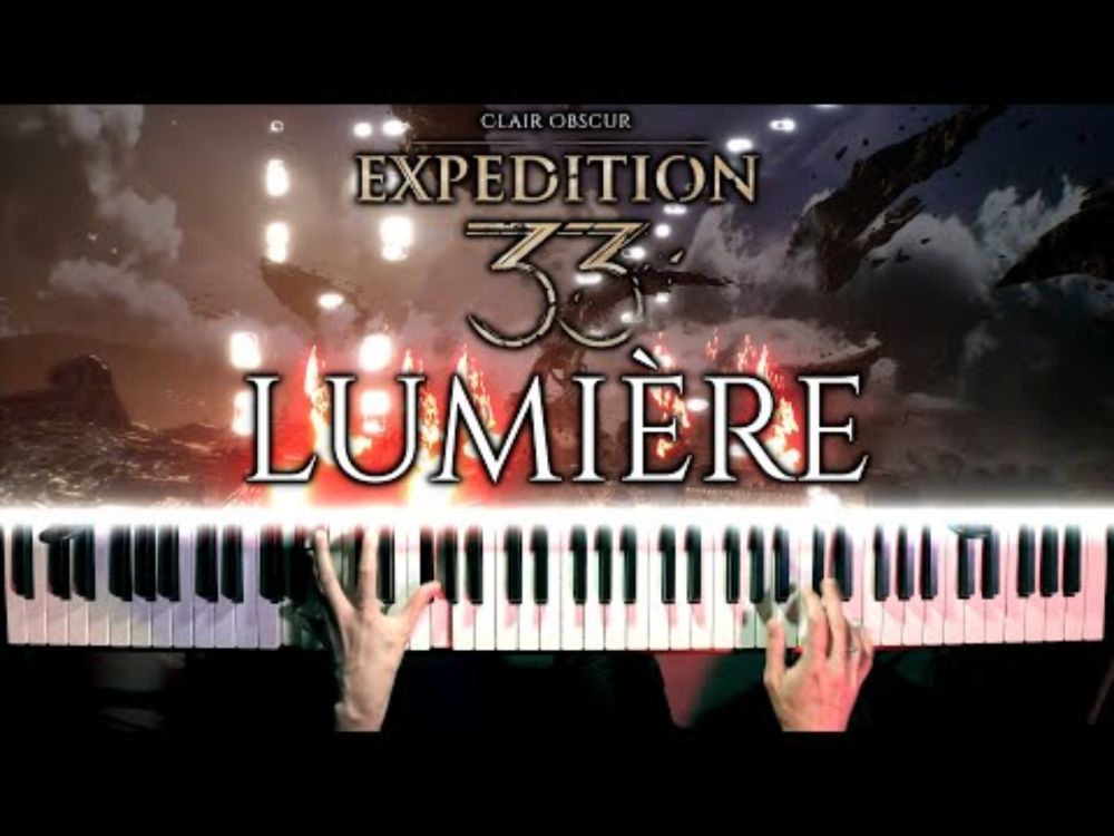 LUMIERE (Clair-Obscur: Expedition 33) - Piano Cover with MIDI file