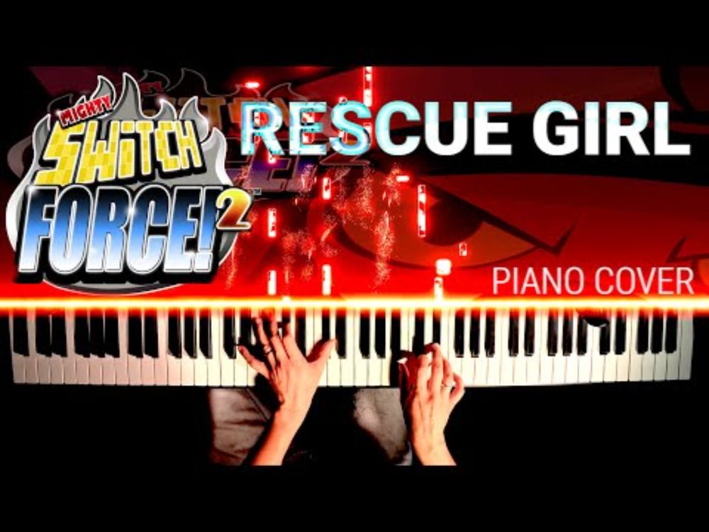 RESCUE GIRL (Mighty Switch Force 2 OST) - Piano Cover with MIDI file