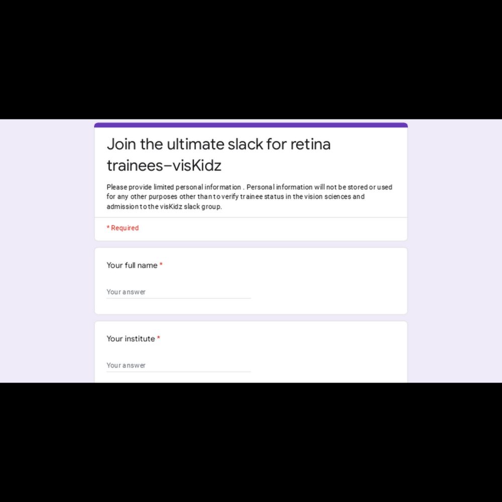 Join the ultimate slack for retina trainees–visKidz