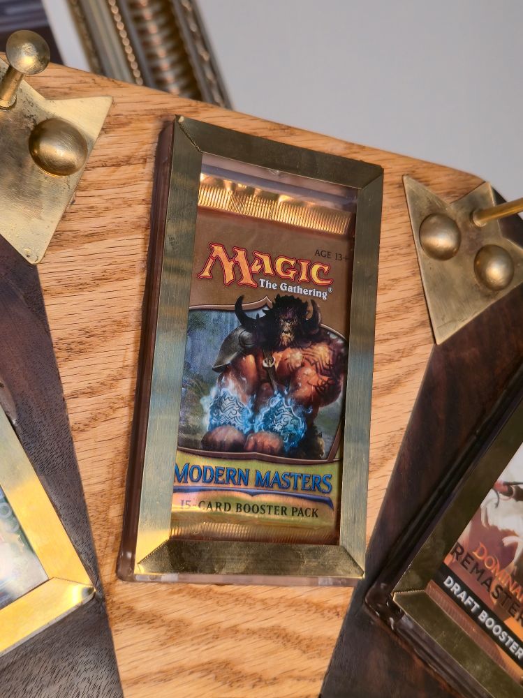 Magic the gathering, tolarian community college, mtg, tcg, wood work