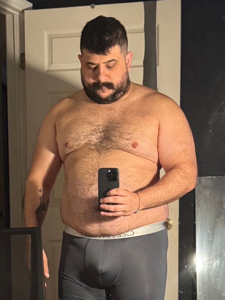 iphone mirror selfie i’m just wearing grey boxer briefs 