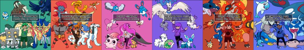 Art of Moonlight each with their own pokémon team
