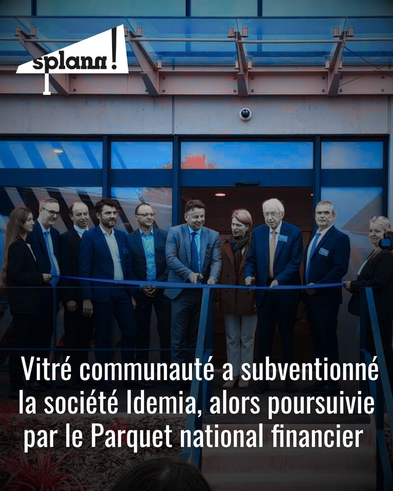 Vitré communauté a subventionné la société Idemia, alors poursuivie par le Parquet national financier