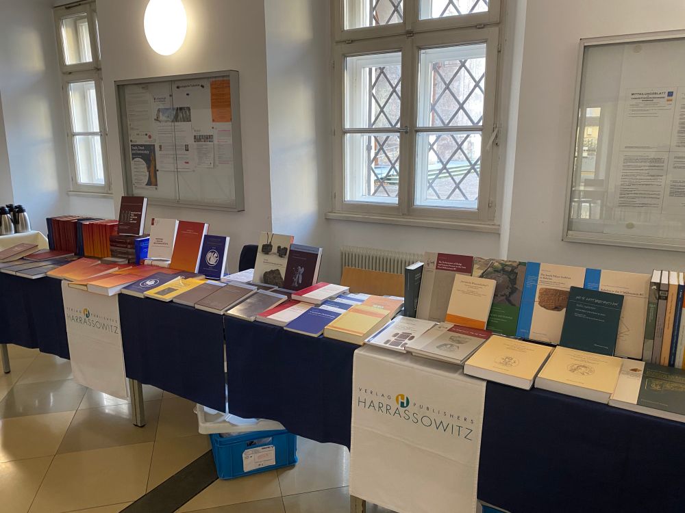 Our bookstand at the EurAsia Conference in Innsbruck.