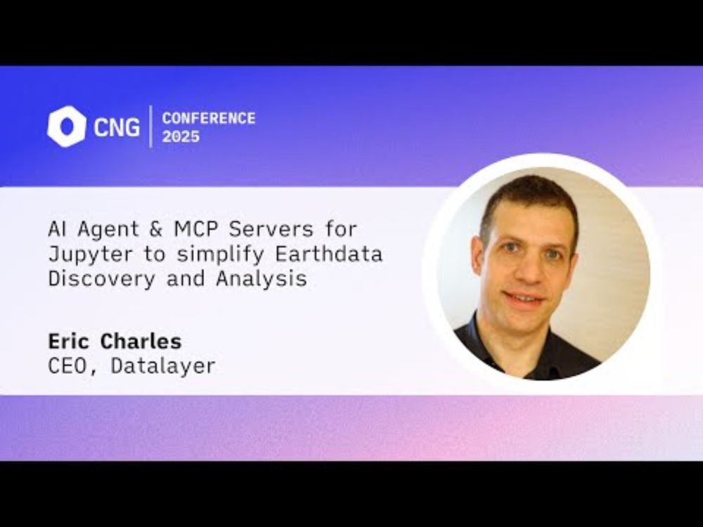 [CNG 2025] AI Agent & MCP Servers for Jupyter to simplify Earthdata Discovery/Analysis –Eric Charles