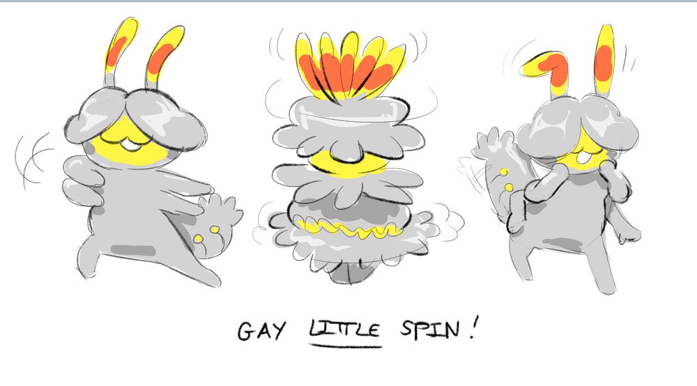 Razz doing a little spin