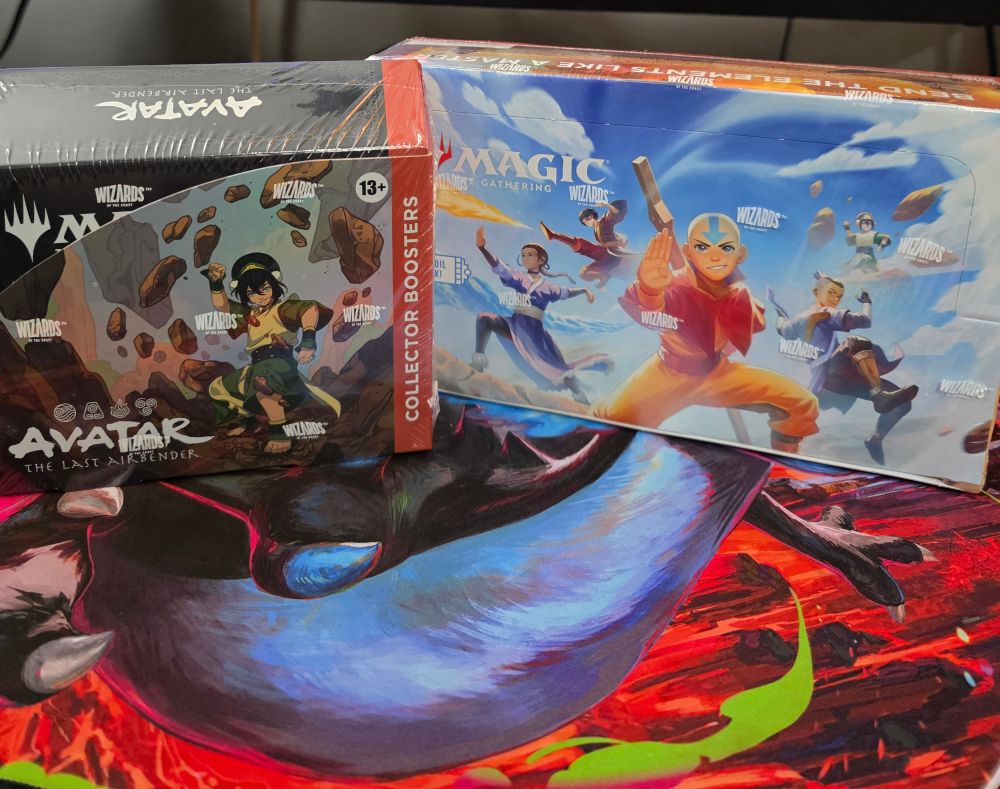 Avatar the Last Airbender Magic the Gathering Booster Box and Collector Booster Box
