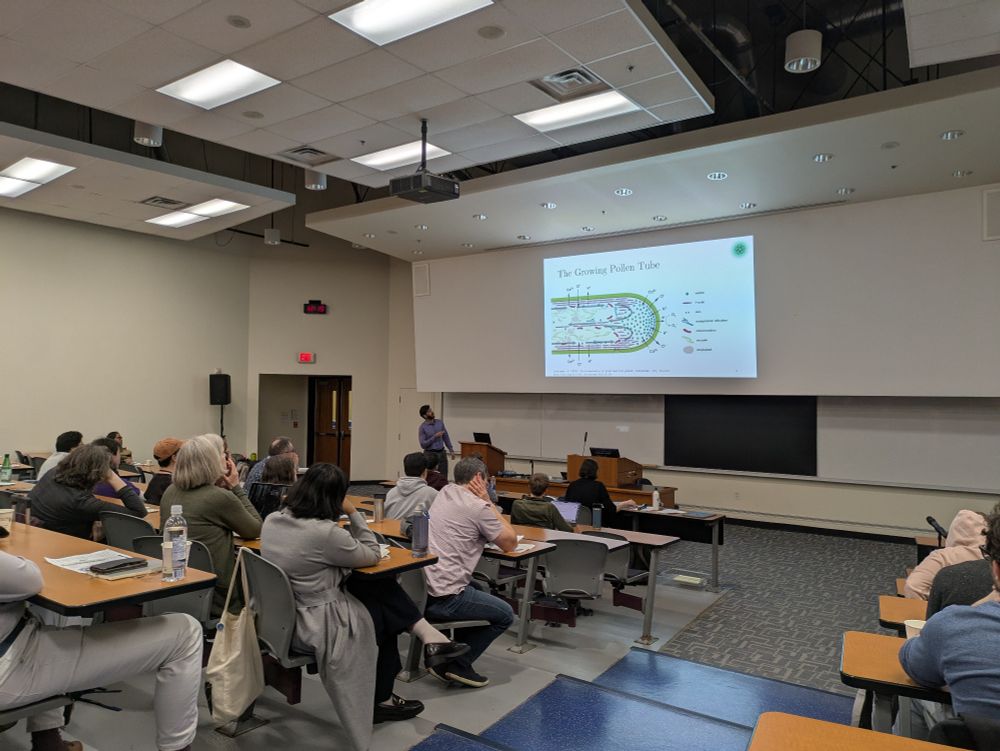 Ahmad Mahmood from McGill Univ explains how plant pollen tubes are tweaking the physical limits to grow so quickly.