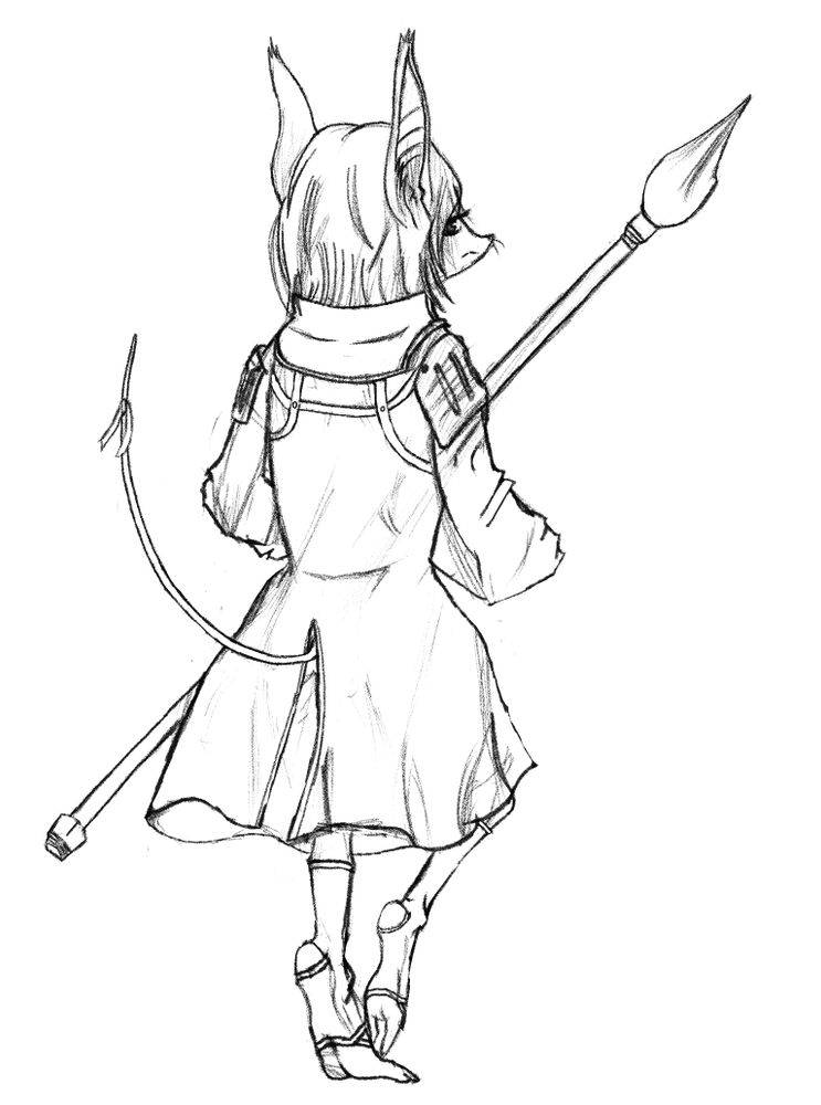 Freya Crescent from Final Fantasy IX looking behind her while holding her lance