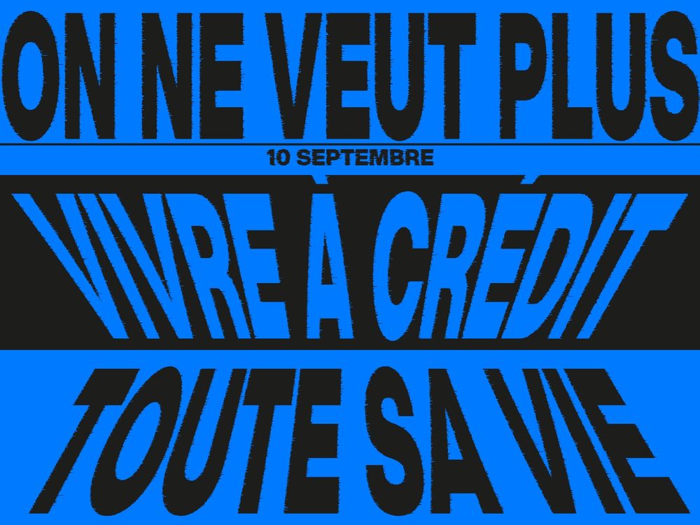 ON NE VEUT PLUS VIVRE À CRÉDIT TOUTE SA VIE 