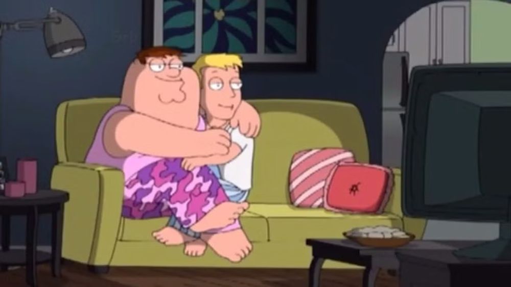 Peter Griffin from Family Guy when he was gay
