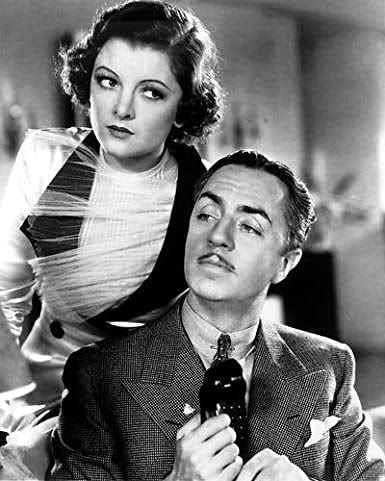 Image of Myrna Loy and William Powell as Nora and Nick Charles 