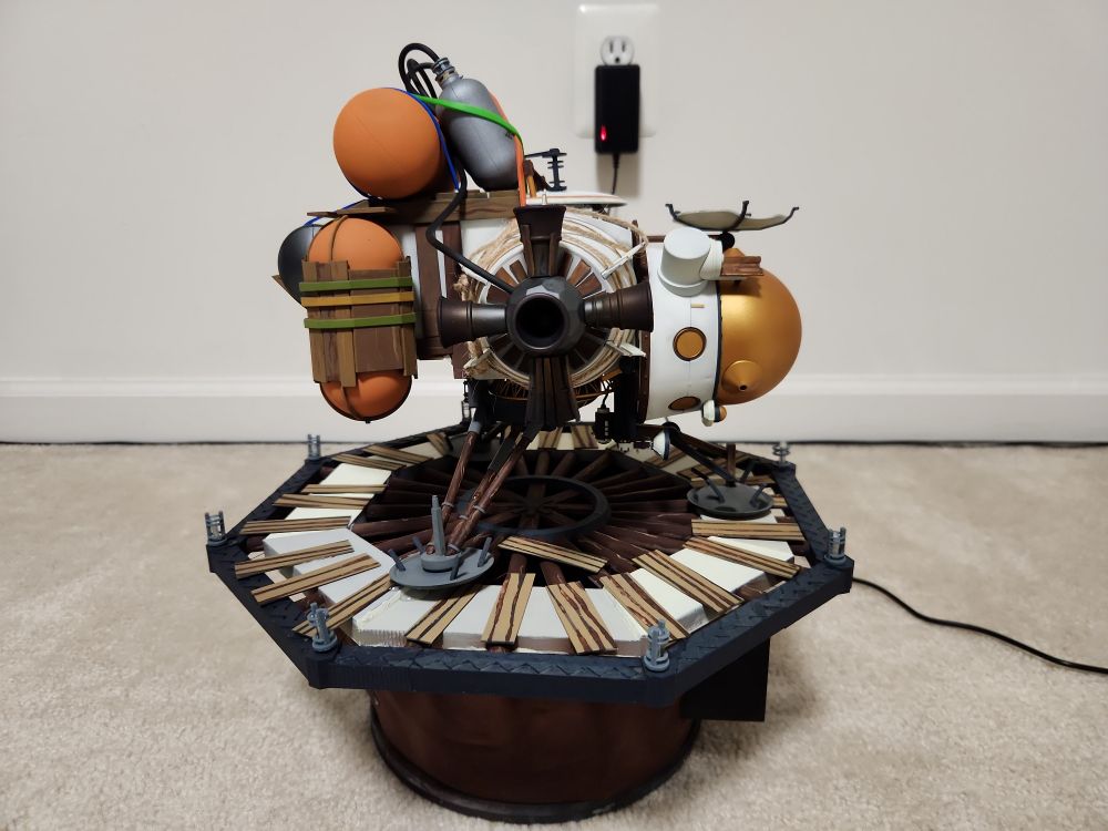 side view of the hearthian lander