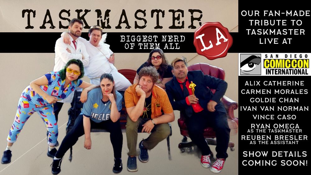 (L to R, top) Reuben Bresler, Vince Caso, Carmen Morales

(L to R, bottom) Goldie Chan, Alix Catherine, Ivan Van Norman, Ryan Omega