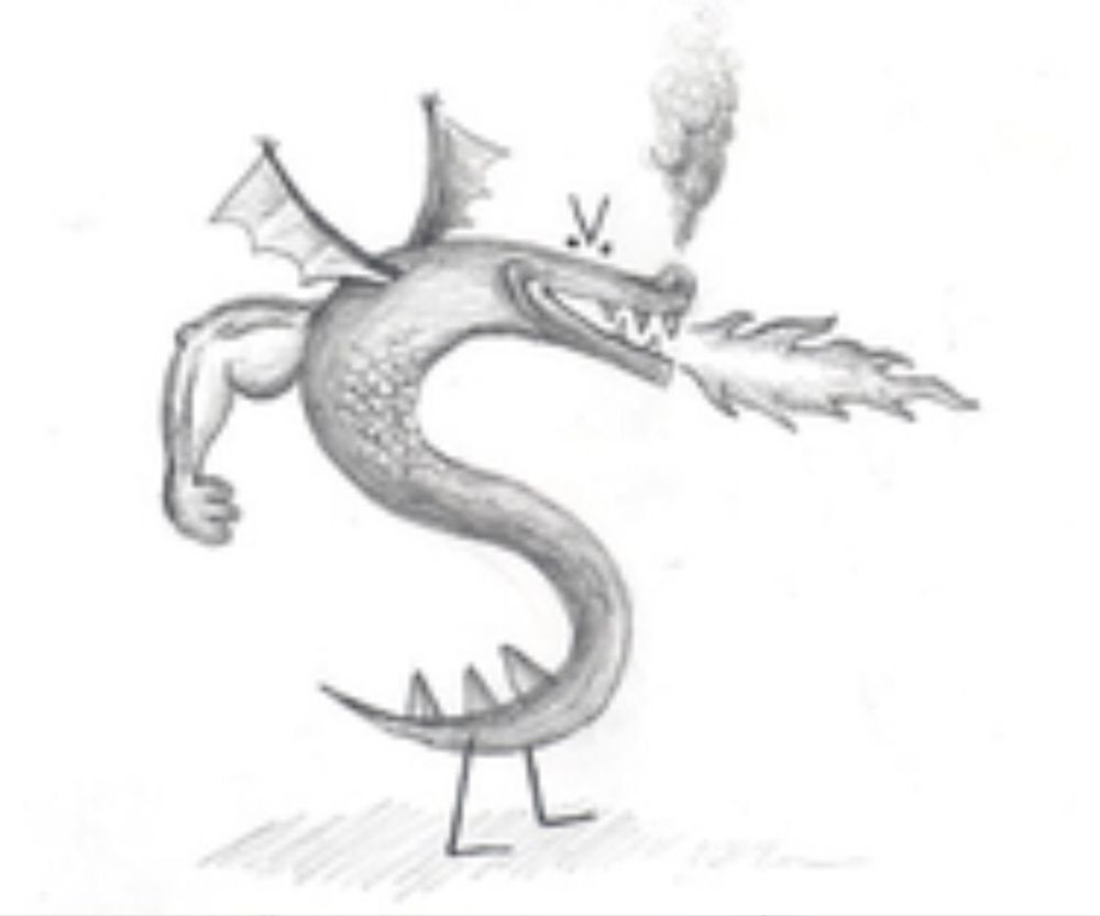 Trogdor The Burninator from the Home Star Runner flash website. 