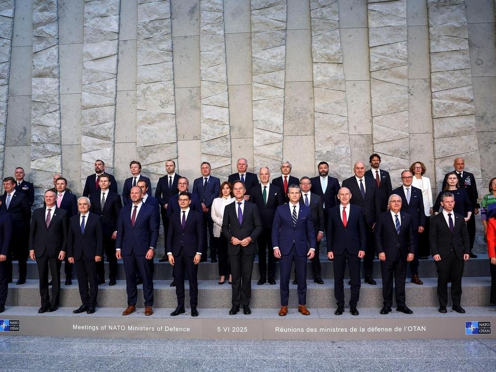 Nato's finest ass kisser all lined up.