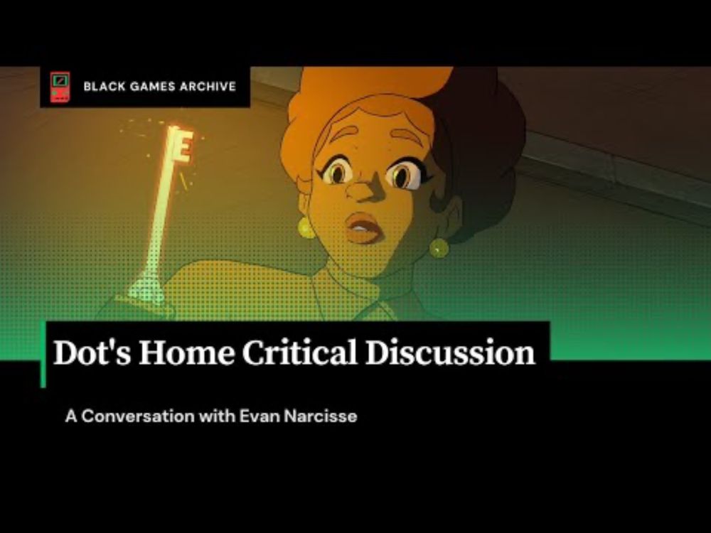 Dot's Home: A Critical Discussion with Evan Narcisse