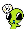 flug saying "hi!" wow!!