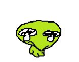 flug looking sad and teary eyed