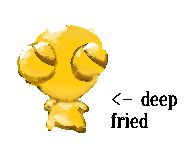 "Deep fried" Flug encased in a fried crispy breaded shell