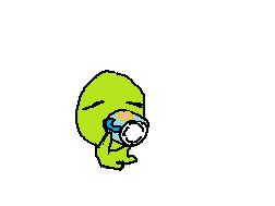 flug drinking out of a mug