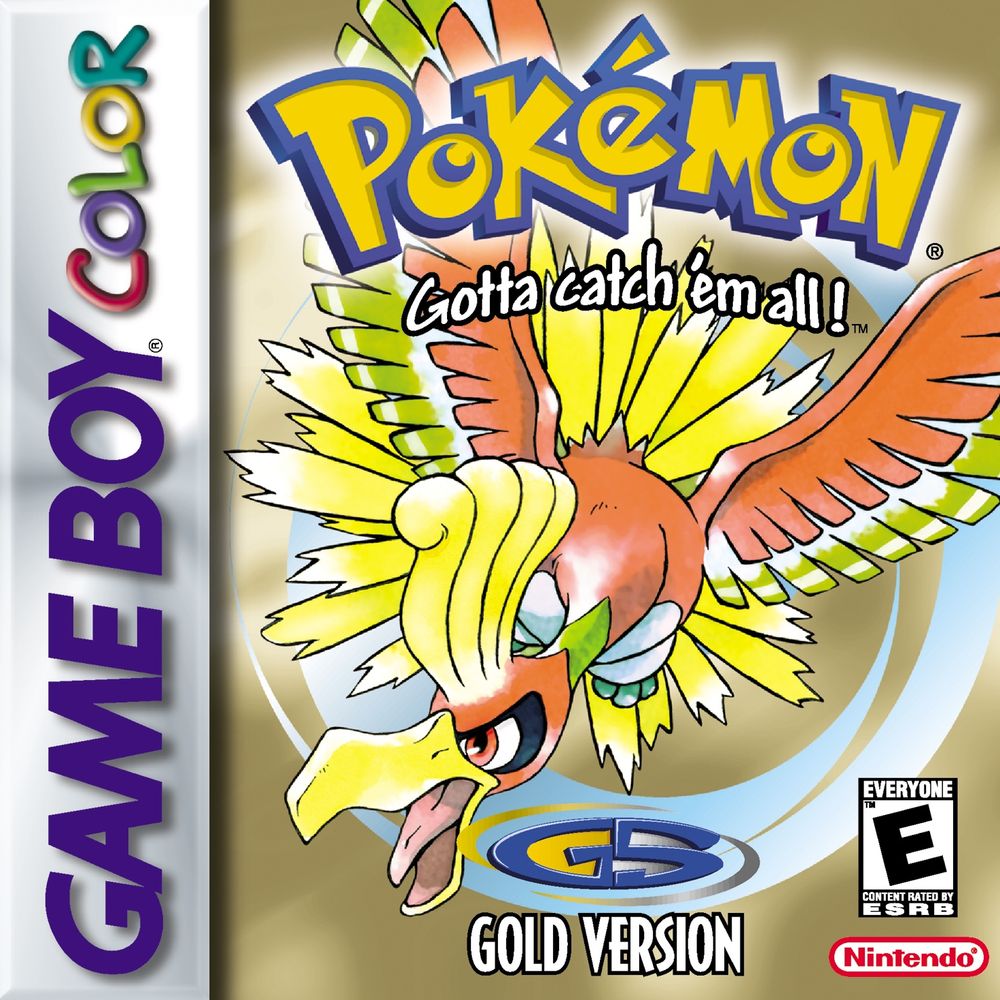 Box art of Pokémon Gold for Game Boy Color