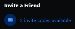 I have 5 invite codes I never sent out.