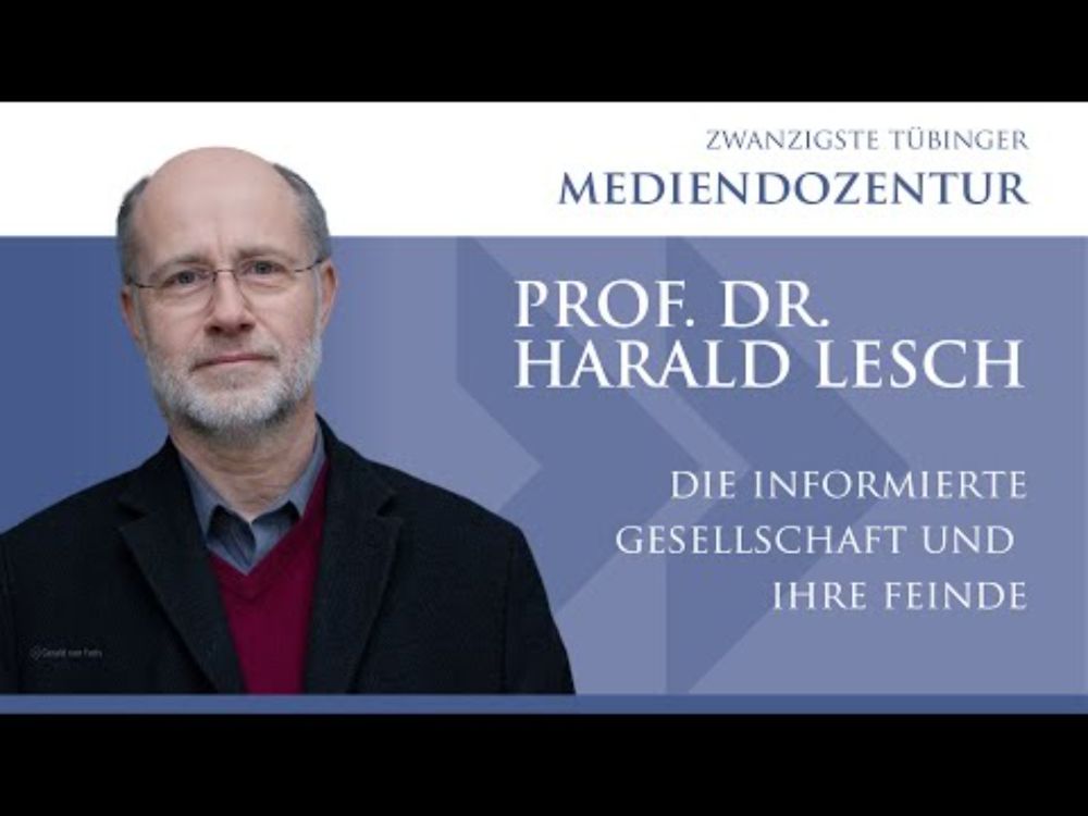 Mediendozentur 2025 mit Harald Lesch